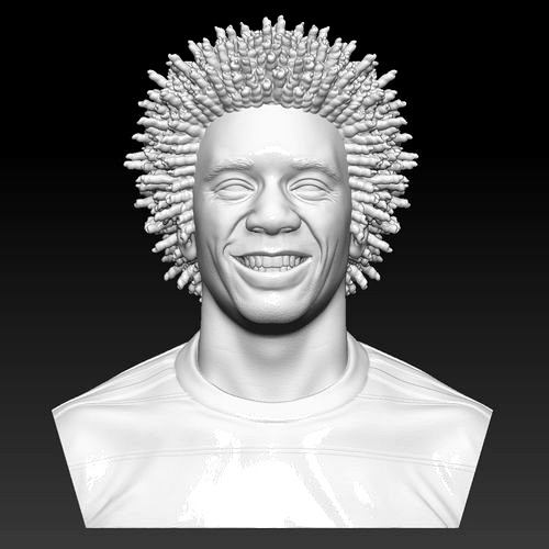 Marcelo - Real Madrid - player bust 3D print ready handmade | 3D