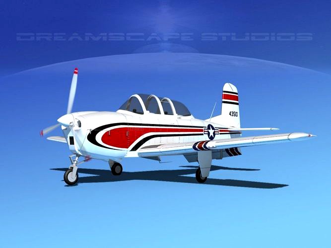 Beechcraft T-34 Mentor V06 USAF