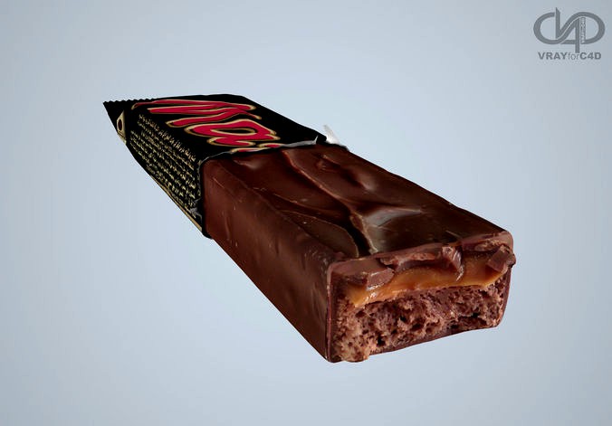 Mars chocolat HQ 3d Model