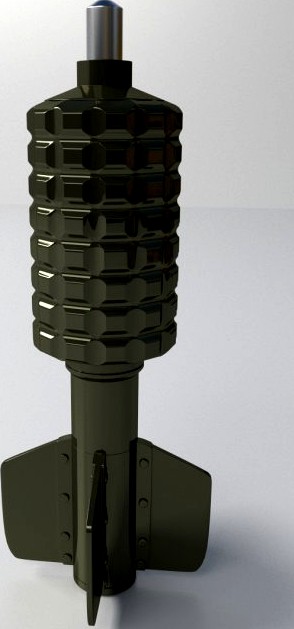 Granatenwerfer 3D Model