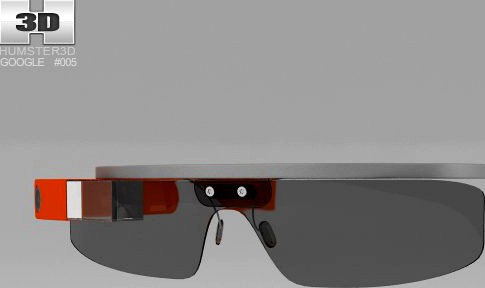 Google Glass 3D Model