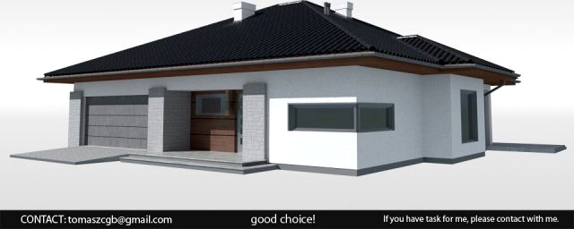 Pastel House 3D Model