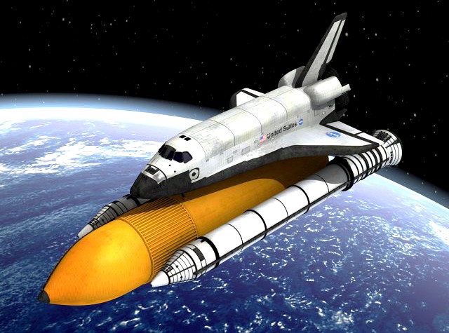 NASA Discovery Space shuttle 3D Model