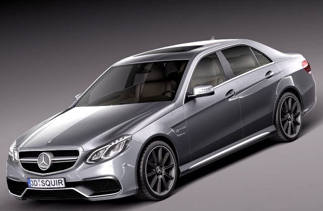 MercedesBenz E63 AMG Sedan 2014 3D Model