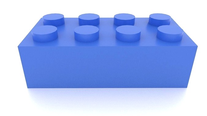 Standard Lego Brick Series - 2x4 Correct Size