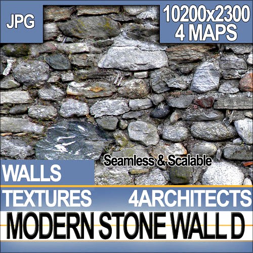 Modern Stone Wall