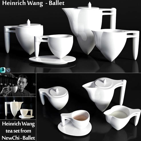 Heinrich Wang tea set from the collection NewChi - Ballet