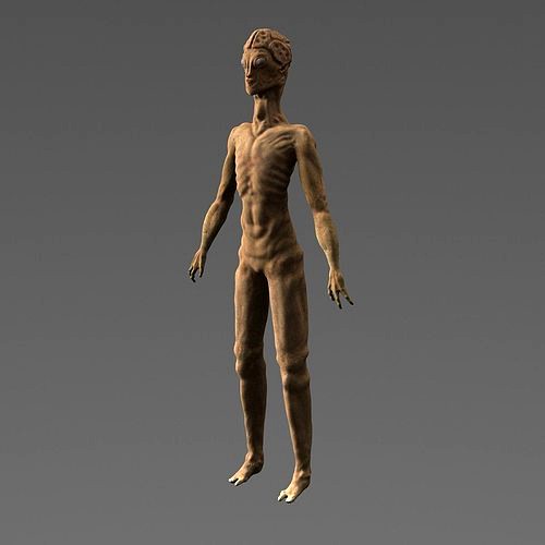 Scary Alien Character