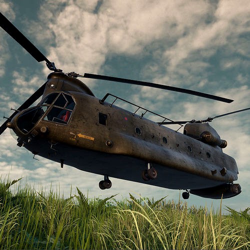 CH47D Chinook Helicopter