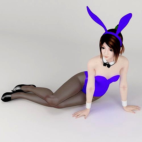 Natsumi bunny pose 01