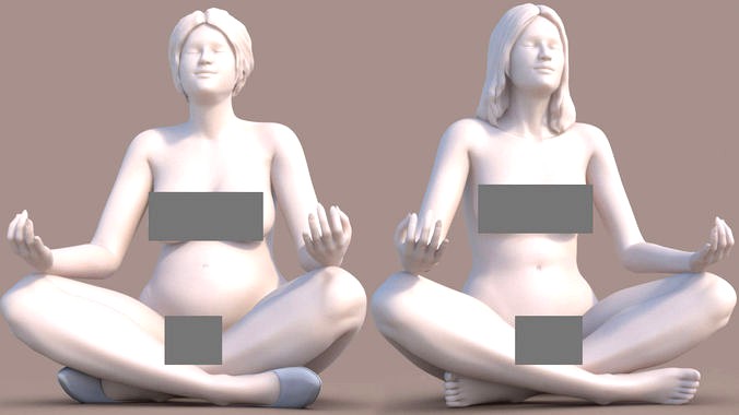 Woman Yoga | 3D