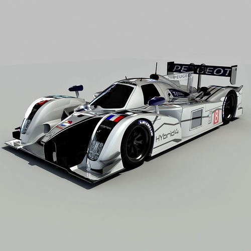 Peugeot 908 Hybrid4 Racecar