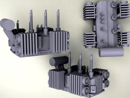 Industrial current transformer  | 3D