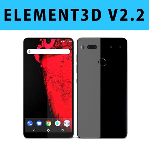 E3D - Essential Phone Titanium 3D model model