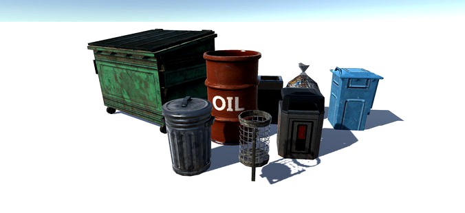 Trashbin set