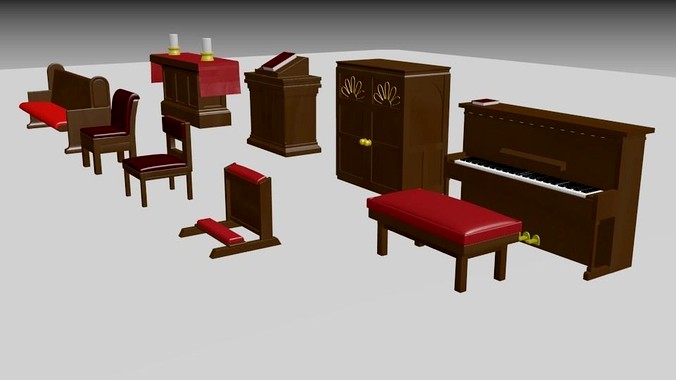 Low Detail Church Asset Pack