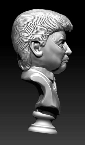 Trump bust | 3D