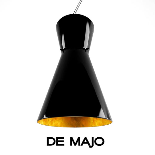 De Majo Memory Gold Black S Suspension lamp - Chandelier