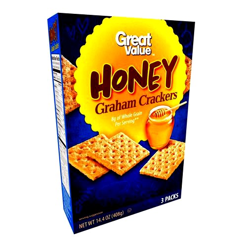 Great Value Honey Graham Crackers 3 Packs 14 oz 3d model
