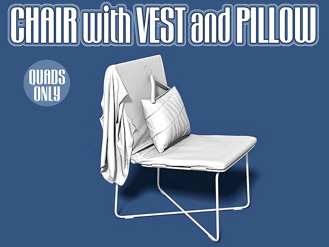 Chair with vest and pillow