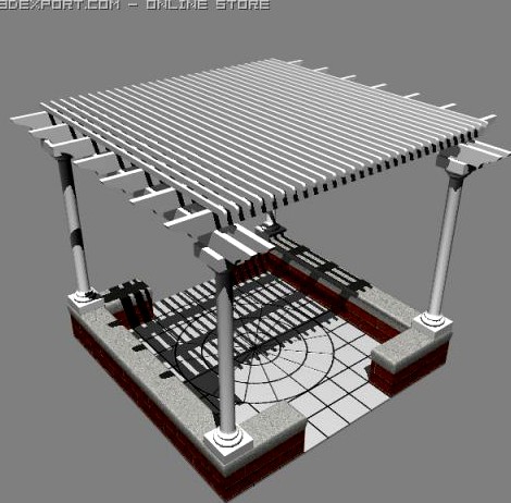 Pergola 003 3D Model