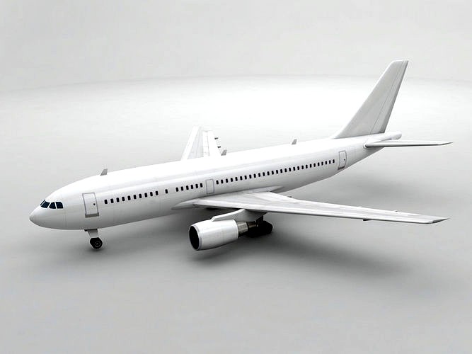 Airbus A310-300 Airliner - Generic White