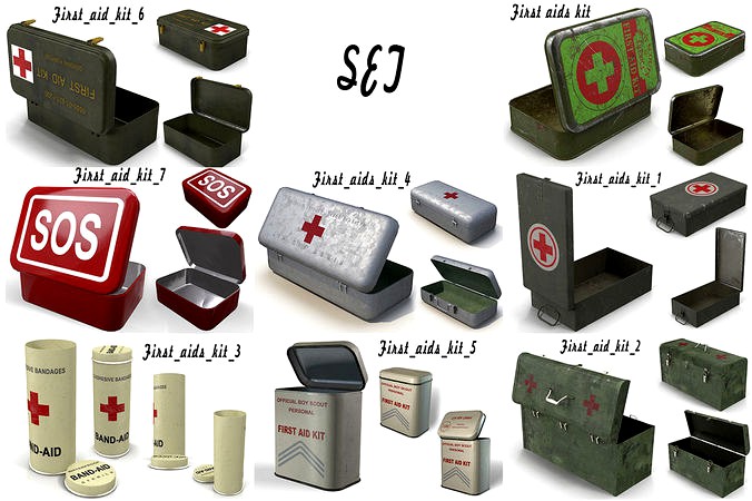 First aid kits Collection