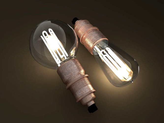 Eco-filament light bulbs combo