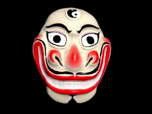 Asian mask | 3D