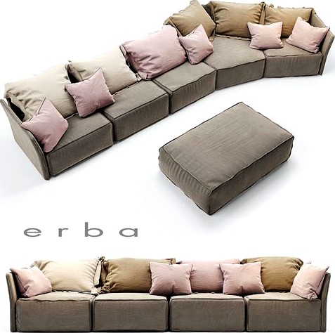 Modular sofa Indipendent Erba