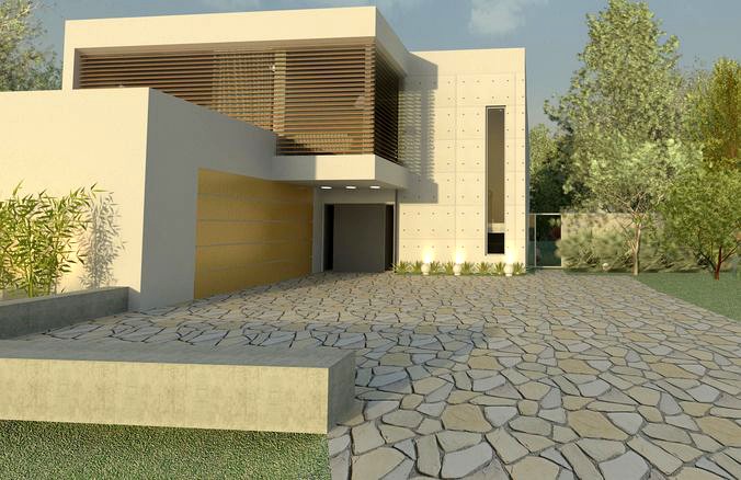 Modern House 3D model