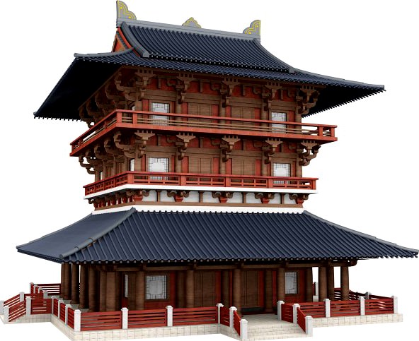 Chinese Palace 3D Model