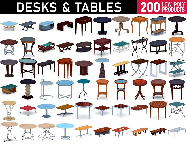 Tables and Desks Collection