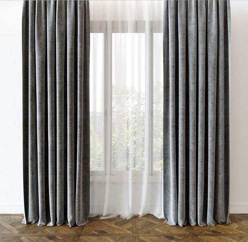 CURTAIN VELVET 3D model