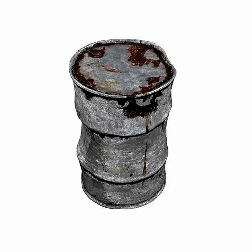 Rusty Barrel highpoly