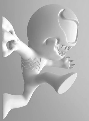 Venom Chibi Character | 3D