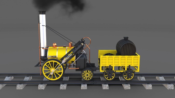 The Stephenson Animated Rocket Locomotive