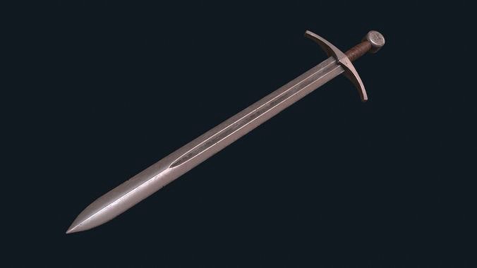 Medieval Sword - Sword - Weapon - Steel Sword -  Old Sword