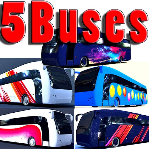 Second Collection of 5 Buses