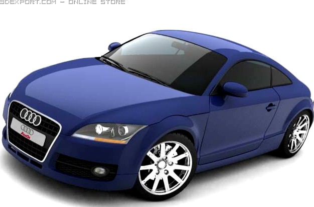 Audi TT (2007) 3D Model