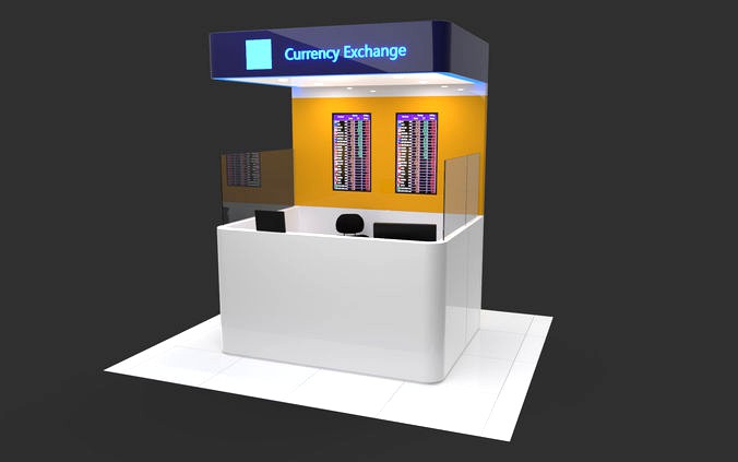 Currency exchange kiosk