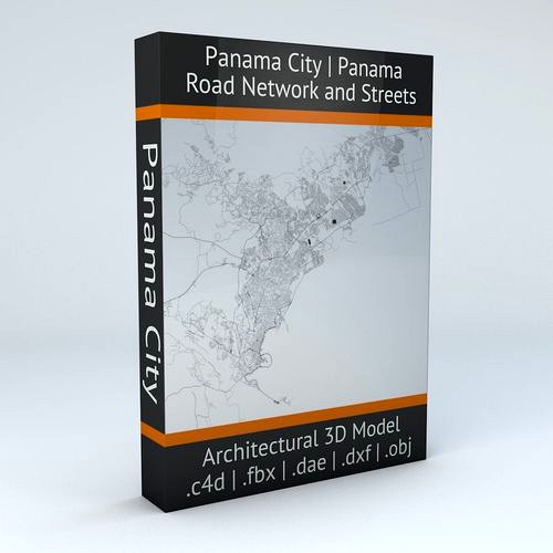 Panama City Road Network and Streets