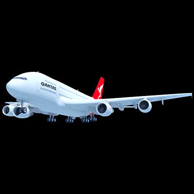 Qantas Airbus Model