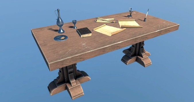 Medieval Table Setup