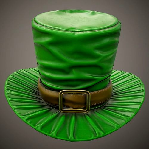 Leprechaun hat PBR Game-Ready
