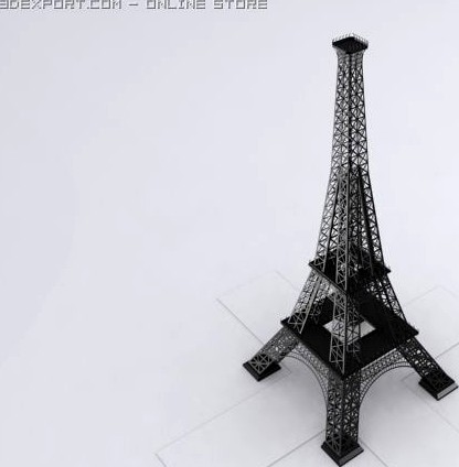 eifel tower 3D Model