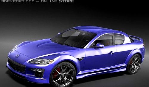 Mazda RX 8 2008 3D Model