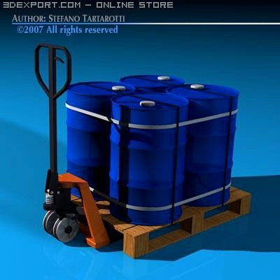 Pallet truck 3D Model