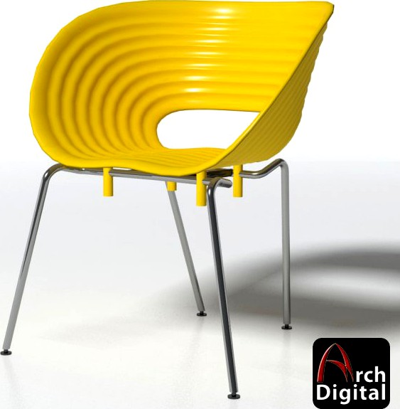 Tom Vac Chair 3D Model