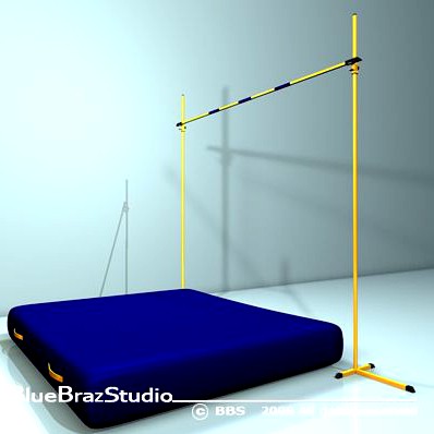 High jump 3D Model